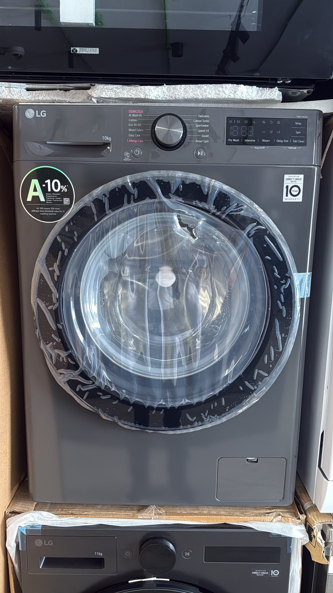 غسالة  full automatic LG 2024 (10k) جديد !