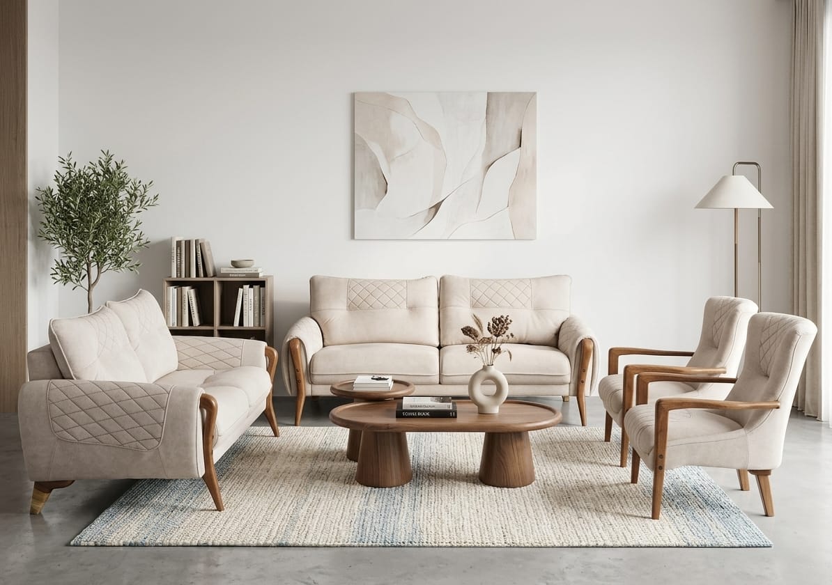 صالون مجدد بحالة ممتازة جدا !
عدد 6 مقاعد
